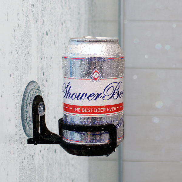 SipCaddy Shower & Bath Drink Holder Caddy - For Beer, Wine & More - KegWorks